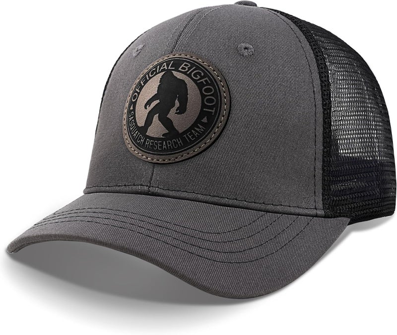 Kitcmat Store Mesh Bigfoot Hat for Men - Snapback Sasquatch Cap Adjustable Hunting & Hiking Hat Breathable Outdoor Gear - Image 1